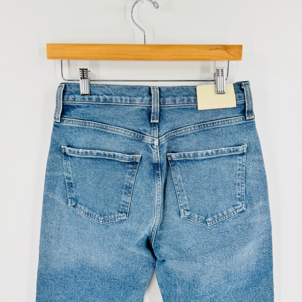 Citizens Of Humanity Straight Leg Jeans in Medium Blue Wash - Delfina Straight - Picture 7 of 13